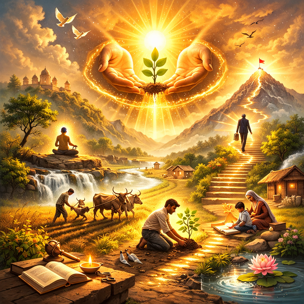 सत्कर्म ही सफलता और सौभाग्य का सच्चा आधार है